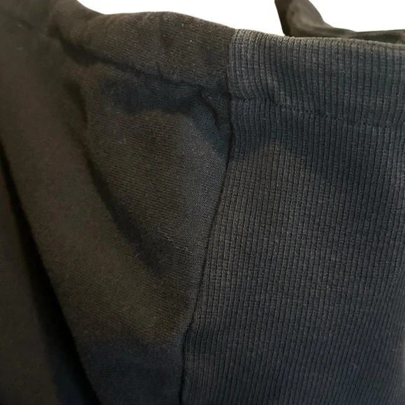 (Sold) Gymshark Cropped Pullover Hoodie-Black-Spellout Graphic-Small - Picture 9 of 13